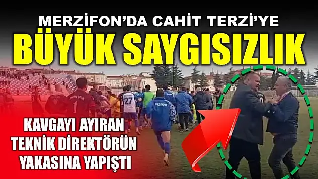 Merzifon'da büyük saygısızlık