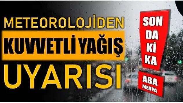 Meteorolojiden bir uyarı daha…