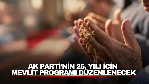 Mevlit Programı düzenlenecek