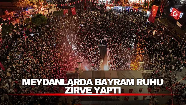Meydanlarda Bayram Ruhu Zirve Yaptı