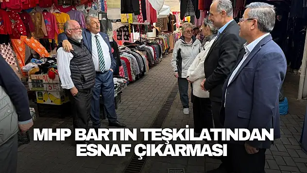 MHP Bartın Teşkilatından Esnaf Çıkarması