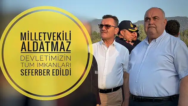 Milletvekili Aldatmaz'dan yangın açıklaması
