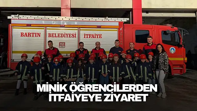 Minik Öğrencilerden İtfaiyeye Ziyaret