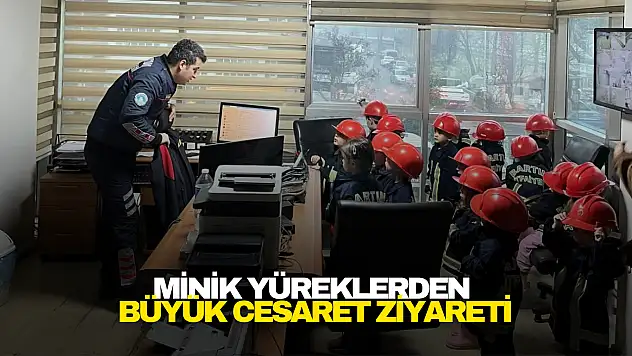 Minik Yüreklerden Büyük Cesaret Ziyareti