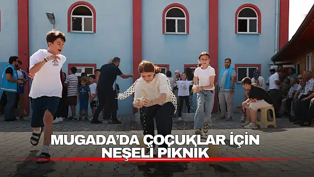 Mugada'da Çocuklar İçin Neşeli Piknik