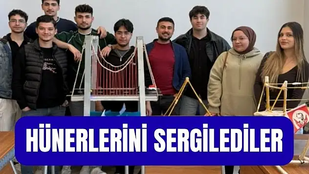 MYO öğrencilerinden sergi