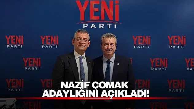 Nazif Çomak, Yeni Parti Bartın Merkez İlçe Başkanlığına Adaylığını Açıkladı