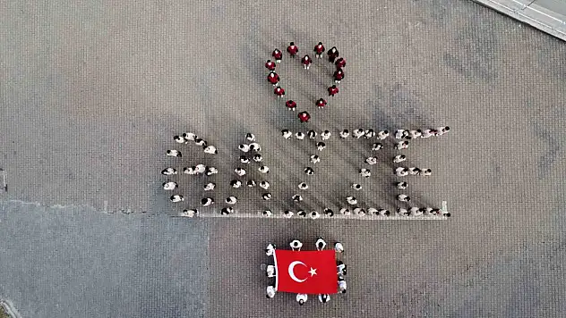 Öğrencilerden Gazze'ye anlamlı destek