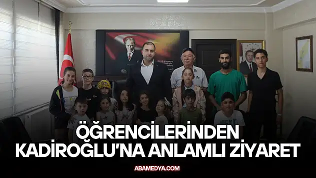 Öğrencilerinden Kaymakam Kadiroğlu'na Ziyaret