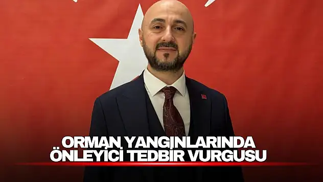 Ömer Keleş'ten Orman Yangınları Açıklaması