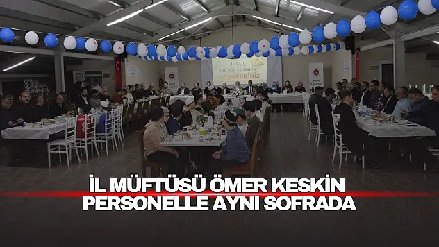 Ömer Keskin Personelle Aynı Sofrada