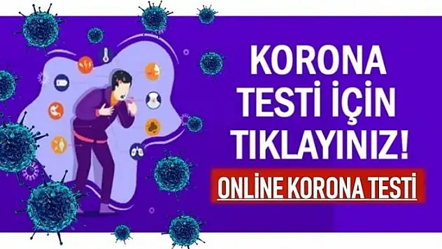 ONLİNE KORONA VİRÜS TESTİ 
