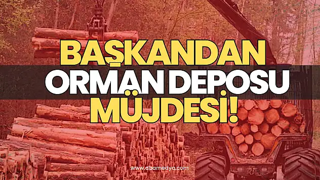 Orman Deposu Müjdesi!