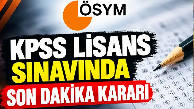 ÖSYM'den açıklama
