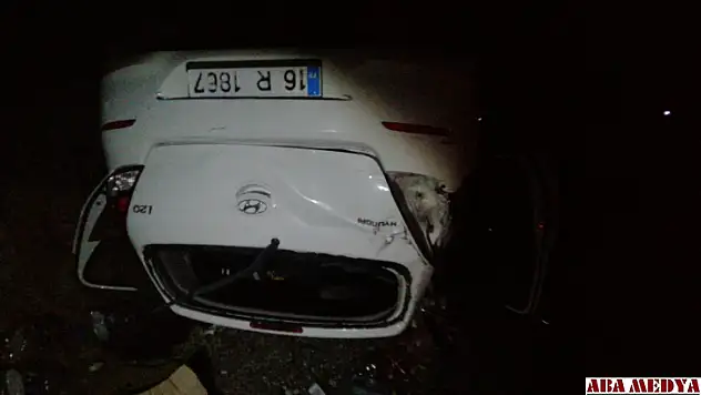 Otomobil takla attı: 4 yaralı