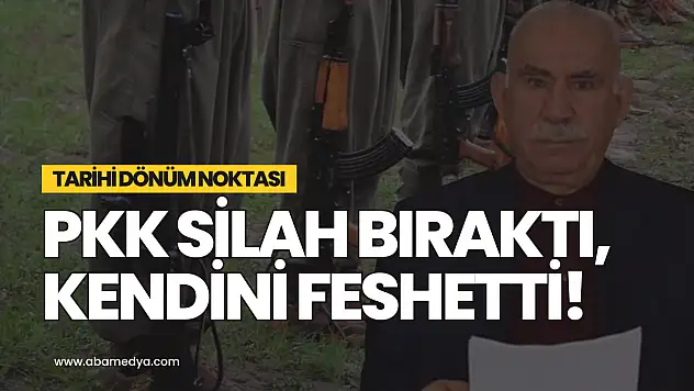PKK Silah Bıraktı, Kendini Feshetti!