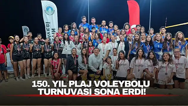 Plaj Voleybolu Turnuvası Şampiyonlarını Ödüllendirdi