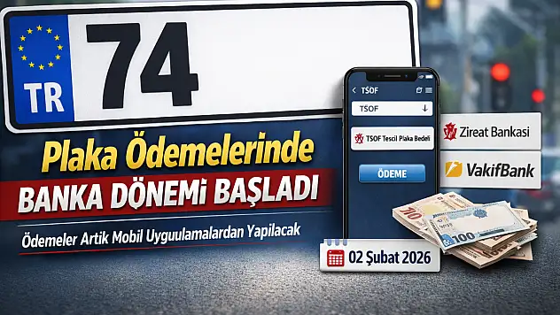 Plaka Ödemelerinde Banka Dönemi Başladı