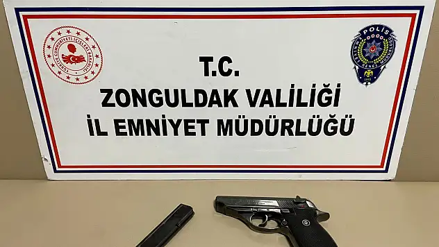 Polisin huzur denetiminde silahla yakalandı