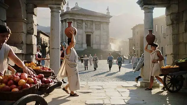 Pompeiopolis Antik Kenti'nde 2 bin yıllık tarih yapay zekayla canlandı