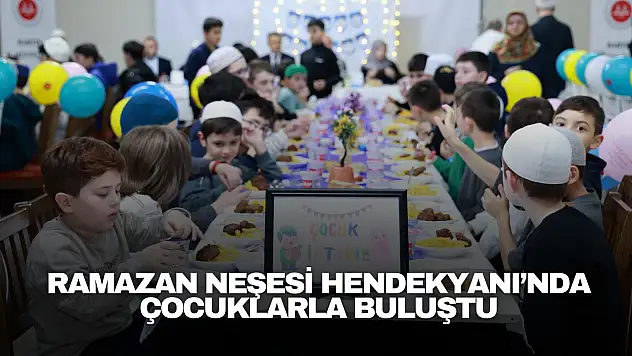 Ramazan Neşesi Hendekyanı'nda Çocuklarla Buluştu