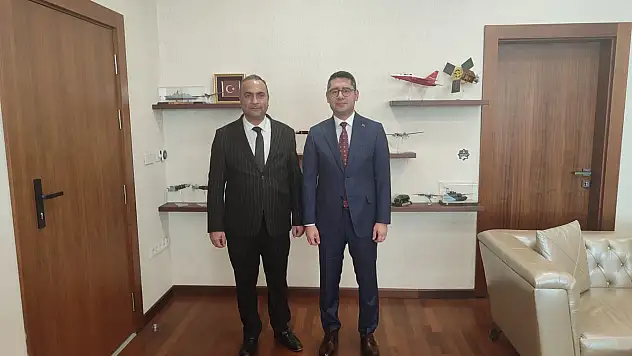 Rektör Akkaya'dan Bakan Yardımcısı Gönüllü'ye ziyaret