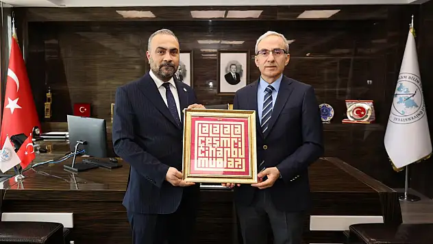 Rektör Akkaya'dan Rektör Demir'e ziyaret