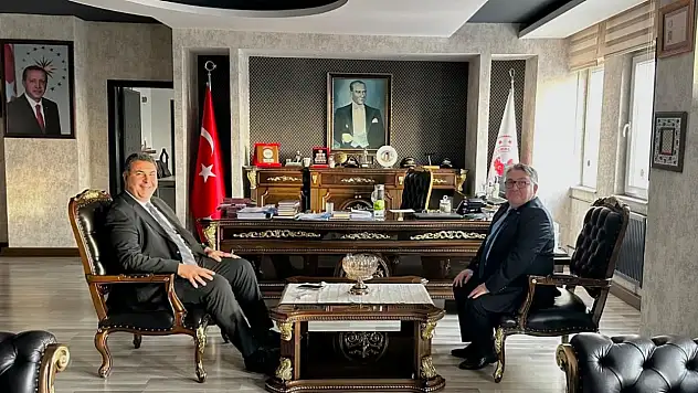 Rektör Özölçer'den Karadeniz Ereğli Kaymakamı Yılmaz'a ziyaret