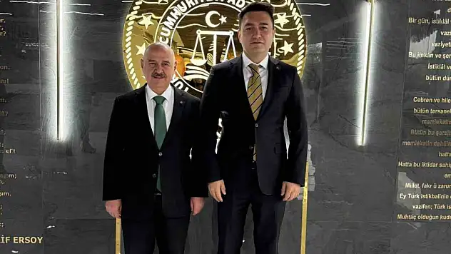 Rektör Sözbir ile Başsavcı Emre bir araya geldi
