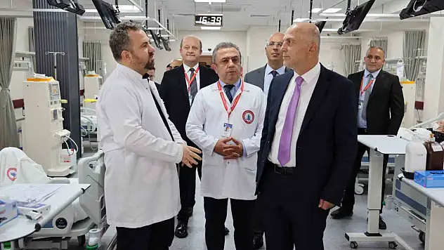 Rektör Ulusoy'dan BEUN Hastanesine Ziyaret
