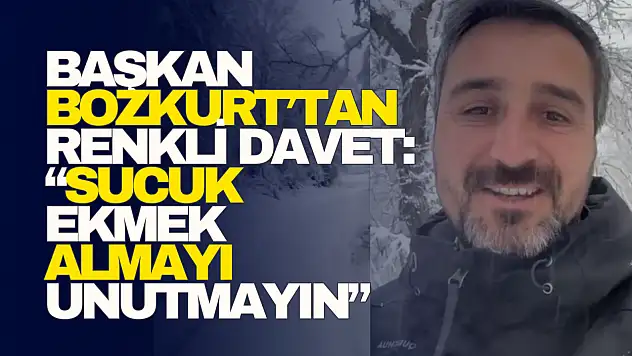 Renkli Davet: 'Sucuk Ekmek Almayı Unutmayın'