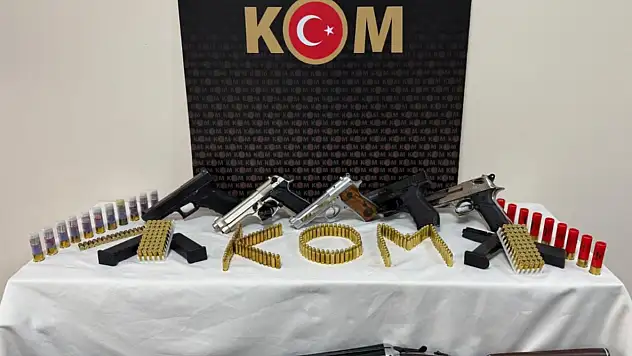 Ruhsatsız silah kullananlara operasyon, 2 gözaltı