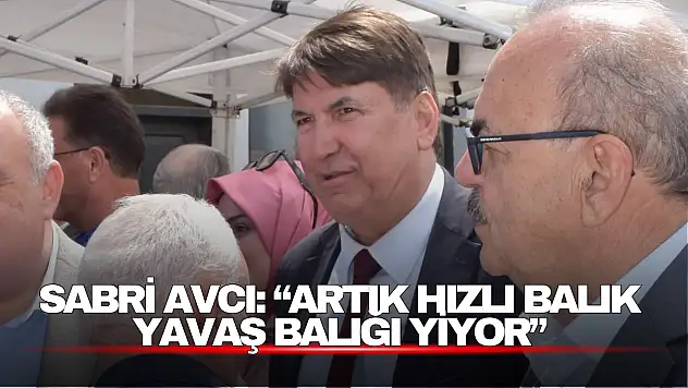 Sabri Avcı: 'Artık hızlı balık yavaş balığı yiyor'