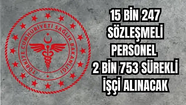 Sağlık Bakanlığı duyurdu