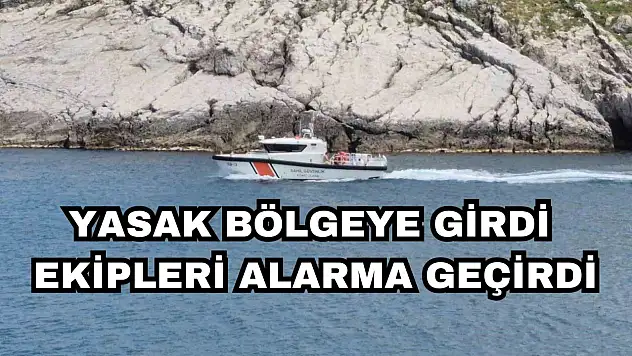 Sahil Güvenlik uzaklaştırdı