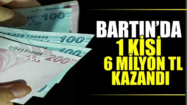 Şans Bartın'a güldü