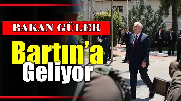 Savunma Bakanı Bartın'a geliyor