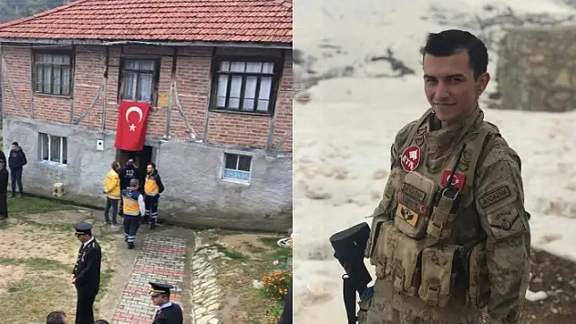 ŞEHİDİMİZİN BABA OCAĞINA ATEŞ DÜŞTÜ