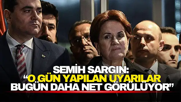 Semih Sargın'dan 'Altılı Masa' çıkışı