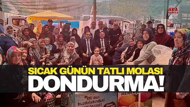 Sıcak Günün Tatlı Molası Dondurma!