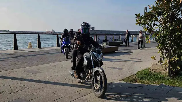 Şiddet mağduru kadının yardım istediği motosikletli karakola böyle yetiştirdi