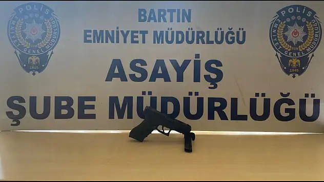 Silahla havaya sıktı Polis yakaladı