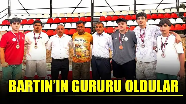 Sinop'tan Bartın'a madalyalarla döndüler