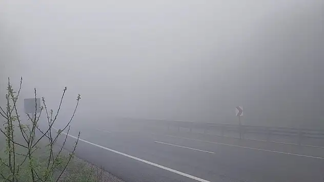 Sis sürücülere zor anlar yaşattı