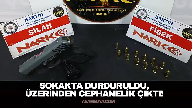 Sokakta Durduruldu, Üzerinden Cephanelik Çıktı!