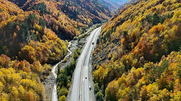 Sonbaharla Kastamonu ormanlarının mest eden buluşması