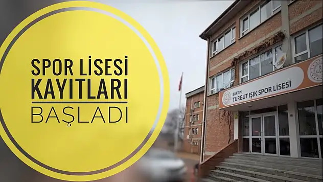 Spor Lisesi kayıtları başladı