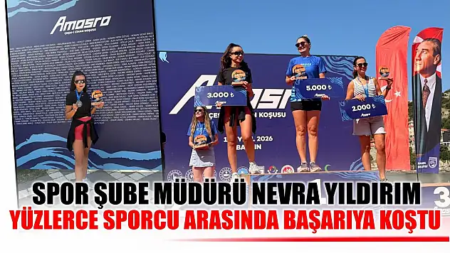 Spor Şube Müdürü Nevra Yıldırım'dan dikkat çeken başarı