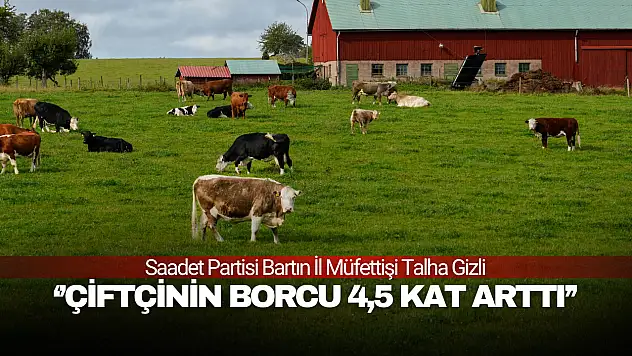 Talha Gizli: Çiftçi borçta, faiz düzeni kârda!