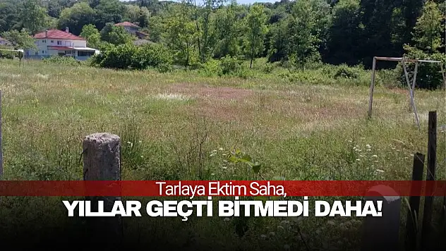 Tarlaya Ektim Saha, Yıllar Geçti Bitmedi Daha!